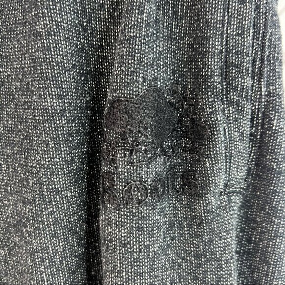 Roots joggers roots on bum logo black Charcoal Gray Sweatpants cozy warm - Picture 4 of 12